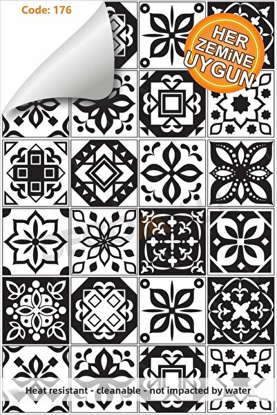 DECOMALL Rezistent la apă 50X100 CM Folie adezivă pentru gresie de marmură pe...