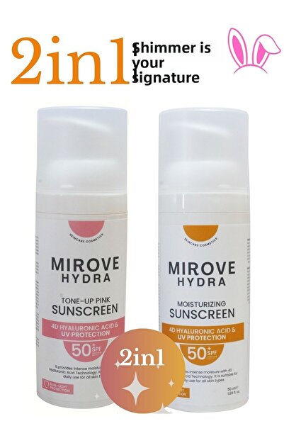 mırove Hydra Pink and Hydra Sun Sunscreens