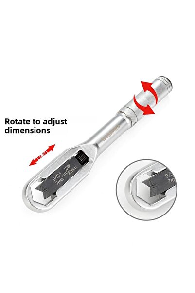 Workpro Wp272015 7/22mm Cr-V Universal Adjustable Wrench