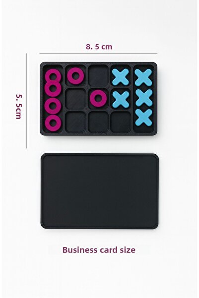 Dekor مجموعة Tic Tac Toe (لعبة X-O) - بحجم بطاقة العمل