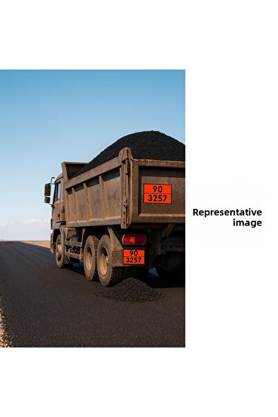 Badem10 Metal 40X30 cm Sheet (1 Piece) 99-3257 Dangerous Goods Warning 100 °   Top Hot Matter Warning Sign