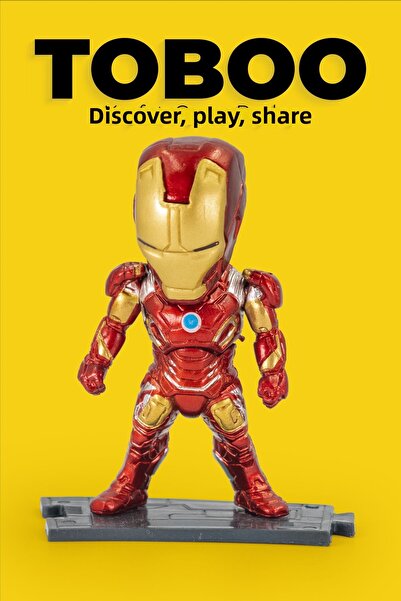 shop مجسم تشيبي آيرون مان مقاس 9.5 سم – مجسم أفنجرز القابل للجمع V2