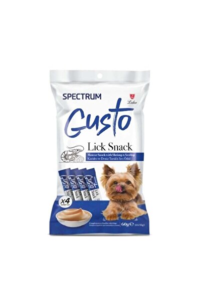 Spectrum Gusto Karidesli ve Deniz Taraklı Sıvı Yetişkin Köpek Ödül Maması 4x15 Gr