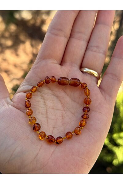 KEHRİBAREVİ EREĞLİ Damla Kehribar Bebek Bileklik