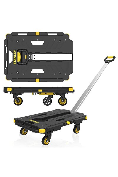 Stanley PC532 137kg 62x45cm Dört Tekerli Çekme Kollu Yük ve Paket Taşıma Arabası
