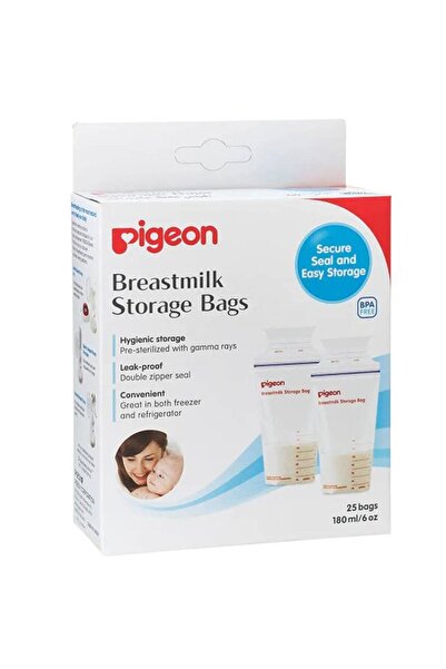 Pigeon Breast Milk Storage Bags by - 25 Bags