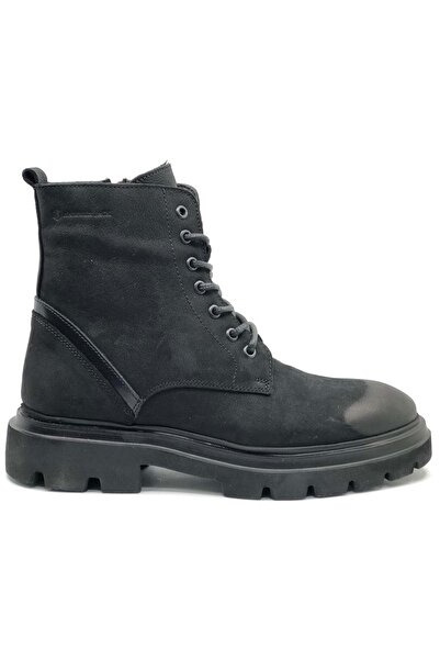 Hammer Jack 102-23705-M Colombo Boots Δερμάτινες ελαφριές ανδρικές μπότες ΜΑΥΡΟ