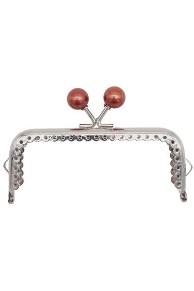 angel çanta aksesuar Clip portofel dreptunghiular Angel 10,5 cm metal arginti...