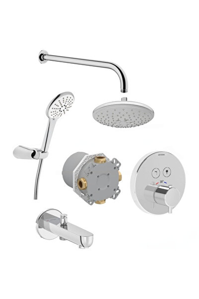 VitrA A49293 Root R Aqua Control Thermostatic Built-In Shower Set