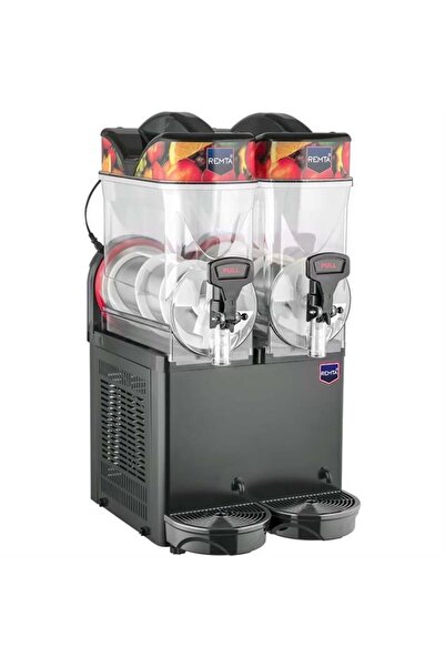Remta İkili 12+12 Lt Slush Soğutucu Buzlaş Karlamaç Makinesi