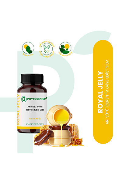PHYTOCENTER Royal Jelly Arı Sütü Içeren Takviye Edici Gıda 60 Kapsül