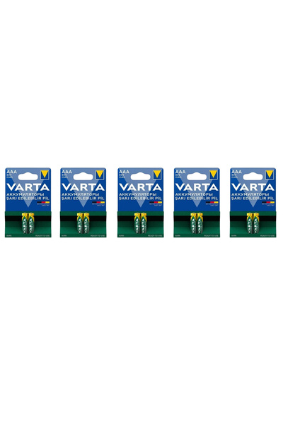 Varta 800MAH AAA İNCE ŞARJLI KALEM PİL 10 ADET 5 PAKET ÖZEL FİYAT