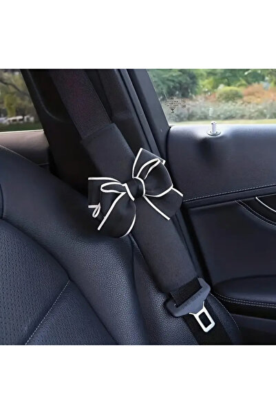 So Iconic 2 bucăți fundă negru-bej Husă pentru centură de siguranță foarte el...