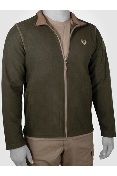 Mudeir POLAR CEKET POYRAZ HAKİ,kışlık,terletmez,operasyon,doğa,yürüyüş