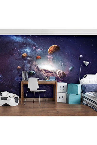 Genel Markalar Gezegenler Uzay Galaksi Çocuk odası Duvar Kağıdı