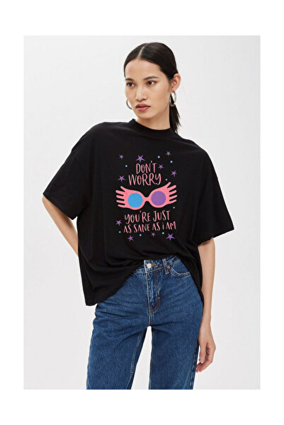 Tubinyoo Harry Potter Luna Patterned Unisex Oversize T-Shirt