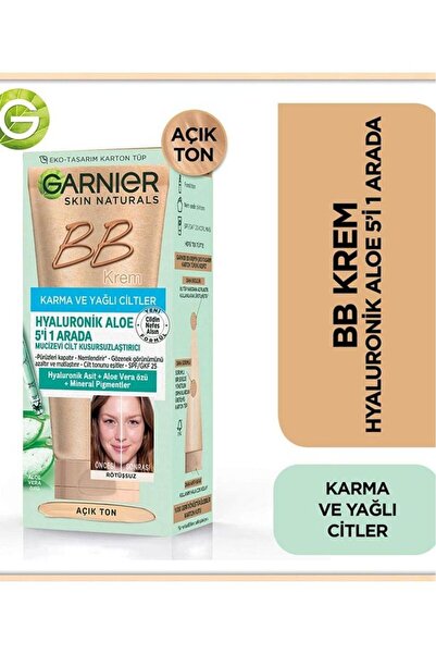 Garnier Bb Krem Yağlı Ciltler İçin Açık Ton 50 Ml