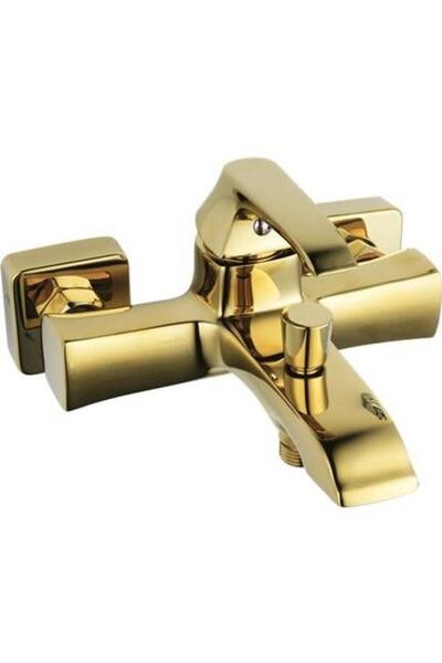 Creavit AVANGART 3 LÜ BANYO ARMATÜR BATARYA SETİ ALTIN CREAVİT AG250000G + AG1500G + SH411G