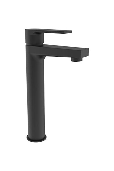 Creavit SR6500S Sharp Uzun Lavabo Bataryası - Mat Siyah