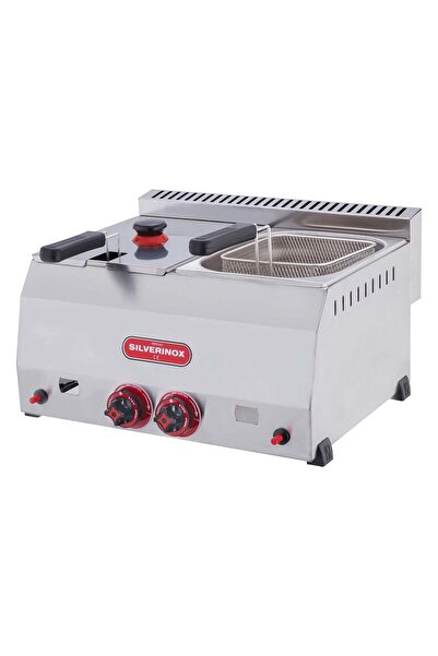 Işıkgaz Silver Endüstriyel Çiftli 5+5 Litre Doğalgazlı Fritöz