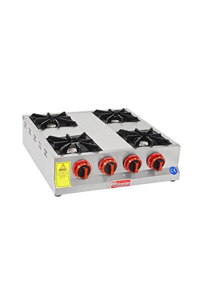 HİMAKSAN Doğalgazlı Set Üstü Mini Dörtlü 4 Gözlü Ocak