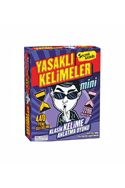 Genel Markalar Yasaklı Kelimeler MİNİ – Secret Words - Tabu - Eğlenceli ve Zeka Geliştirici Kelime Oyunu !