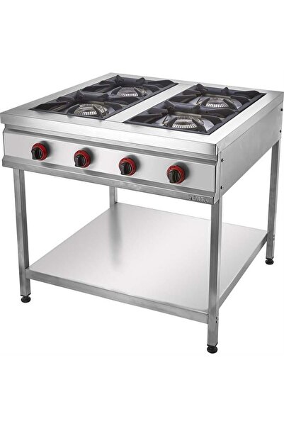 Remta 4'lü Ayaklı Taban Raflı Tüplü Lokanta Ocağı
