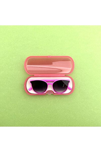 MACERATİ Tanca Girl Pink Oval Frame 0-10 Years Old Children's Sunglasses Uv400 Certified with Box