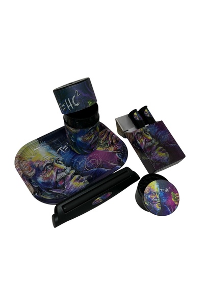 blackraw 6 Parça Premium Duman Smoking Bag Einstein Çanta Set