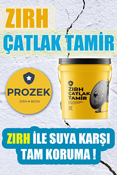 PROZEK ZIRH Duvar Beton Çatlak Tamir Malzemesi 10 KG