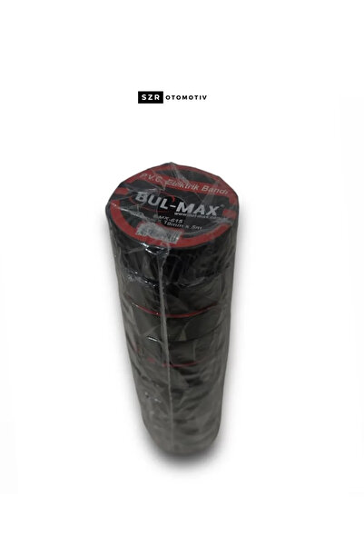 SİYAH Elektrik Izola Bant 10 Adet Bant Elektrikçi Bantı Izole 1 Paket