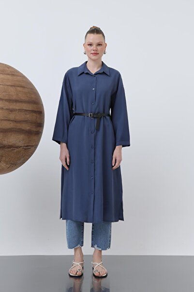 Puane Φόρεμα πουκάμισο με μακριά ζώνη Loreen