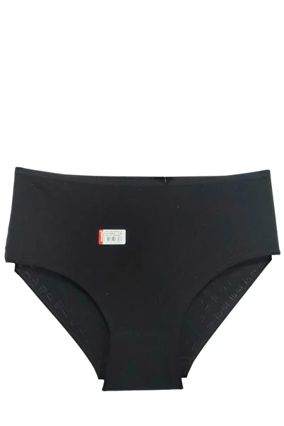 wear treasure Ceylanoğlu 6' Ψηλόμεσο Μεγάλο Μέγεθος Μαύρο Κιλότ με δοντιά μεταφοράς