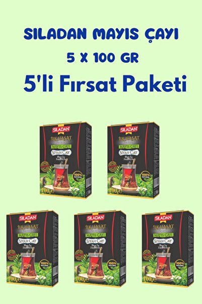 Sıladan İLK HASAT MAYIS ÇAYI -Siyah Çay 100 gr X 5 ADET = 500 GR