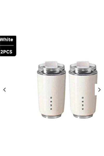 SMEG Coffee Mug, Vacuum Insulated Travel Mug, Spill Proof Leakproof Tumbler With Lid, Double Wall Va