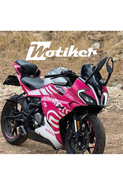 Motiker CFMOTO 250SR "Pembe - Beyaz" RACING MODEL PARÇALI MOTOSIKLET KAPLAMA ...