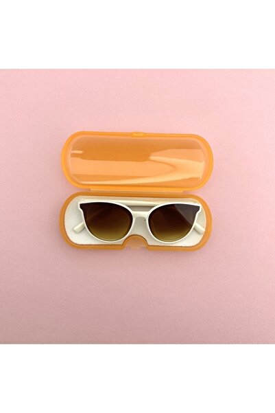 MACERATİ Tanca Unisex Cream Oval Frame 0-10 Years Old Children Uv400 Sunglasses with Box