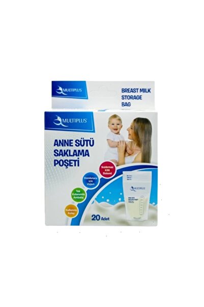 Multiplus Anne Sütü Saklama Poşeti 20 Adet