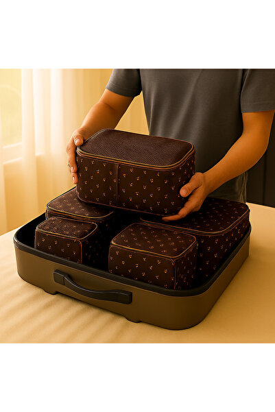 6 Pieces 1st quality Suitcase Organizer Luggage Organizer mother baby care maternity bag