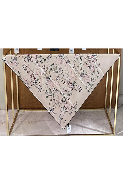 Aker 2025-2026 Νέας σεζόν Μεταξωτό σατέν κασκόλ με μοτίβο λουλουδιών