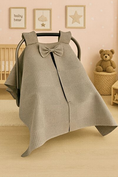 FG Store %100 Pamuk Çok Amaçlı Petek Pike Puset Örtüsü