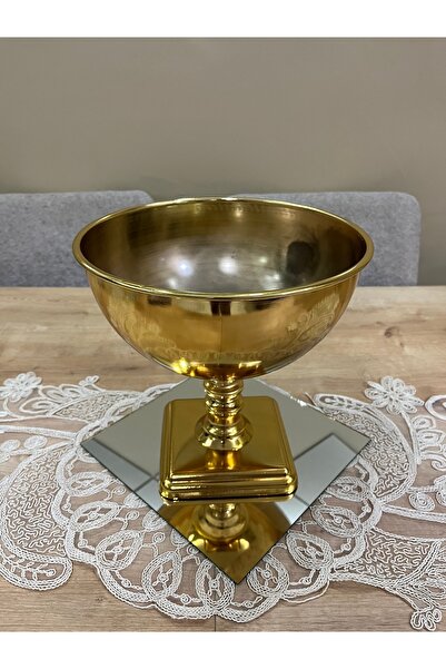 essacraft ΜΕΤΑΛΛΙΚΟ ΒΑΖΟ ΜΕ ΠΟΔΙΑ ΧΡΥΣΟ ΘΟΥΛΟΥΡΟ