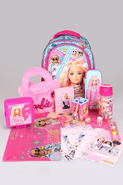 Barbie DEKOMUS İLE LİSANSLI FULL + FULL "PEMBE MAVİ PRENSES KOLEKSİYONU" BARB...