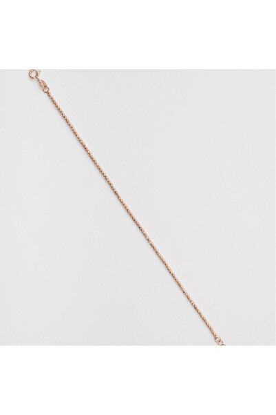 Sandra Ferretti Bratara din Aur Roz de 18K cu Bile Diamantate, 2.64g