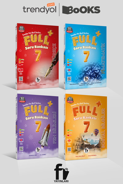 Fi Yayınları 7. Sınıf Full+ 4'lü Set (Türkçe,Matematik,Fen,Sosyal) *Güncel Baskı