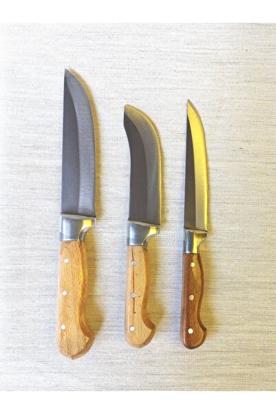 Sürmene Bıçak Seti Et Ekmek Sebze Meyve Bıçak Mutfak Bıçağı 3 Lü Set