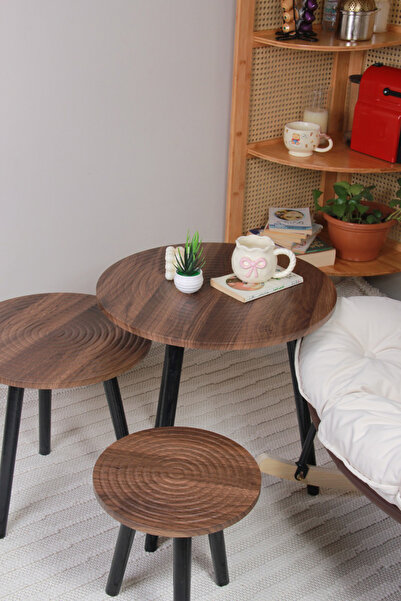 Generic طقم طاولات قهوة جانبية