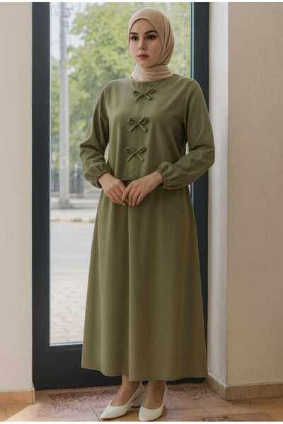 Zübeyde Sayın Bow Blouse Skirt Hijab Double Set
