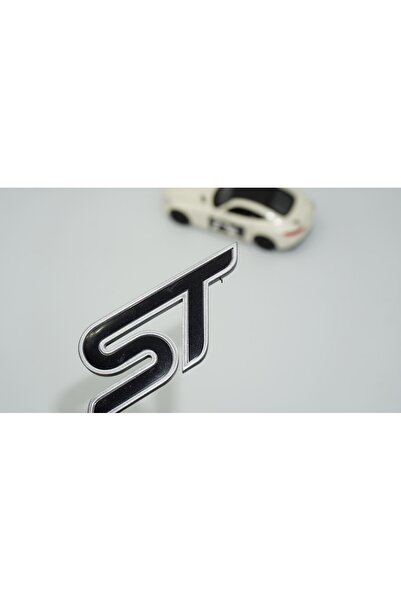 DK Tuning حقيبة أمتعة بشعار ST باللون الرمادي والأسود مع شعار ABS متوافق مع A...