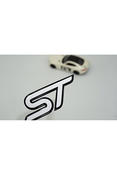 DK Tuning حقيبة أمتعة بشعار ST باللونين الأسود والأبيض مع شعار ABS متوافق مع ...